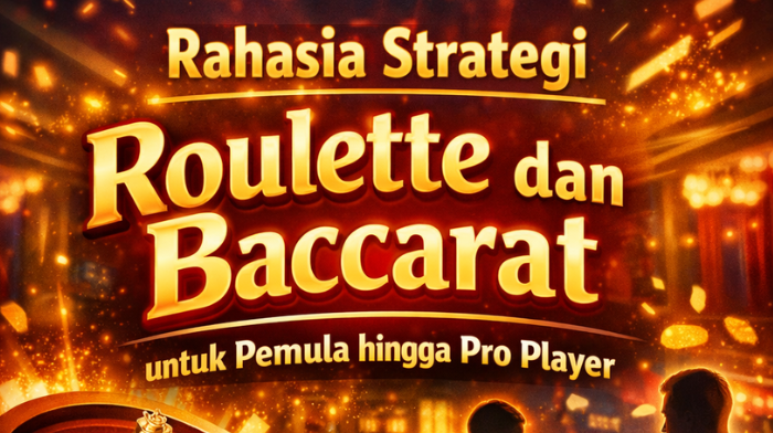 Rahasia Strategi Roulette dan Baccarat untuk Pemula hingga Pro Player