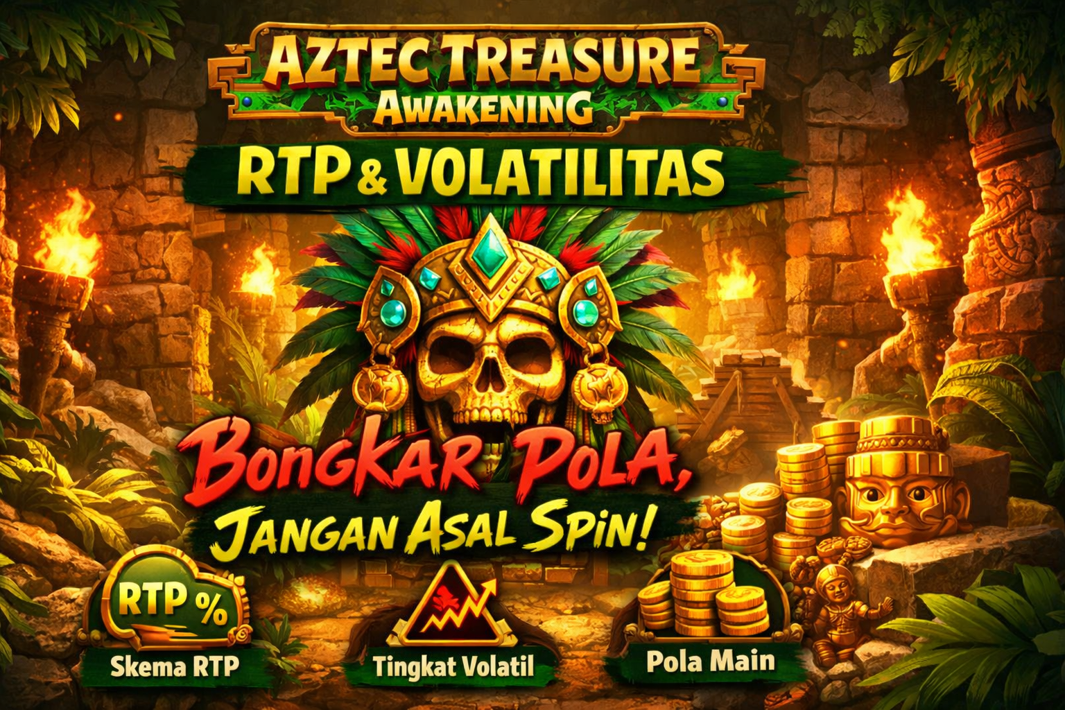 Aztec Treasure Awakening RTP & Volatilitas: Analisis Detail Sebelum Main