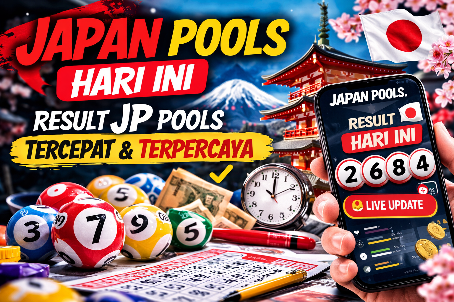 Japan Pools Hari Ini: Result JP Pools Tercepat dan Terpercaya