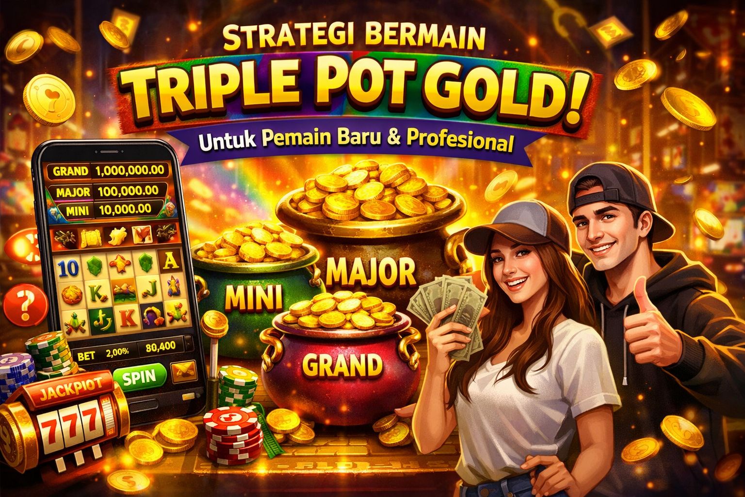 Strategi Bermain Triple Pot Gold untuk Pemain Baru dan Profesional